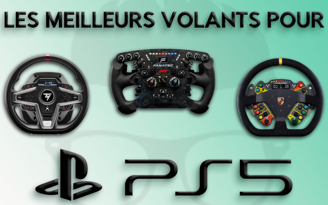 Les meilleurs volants sim racing sur PS5