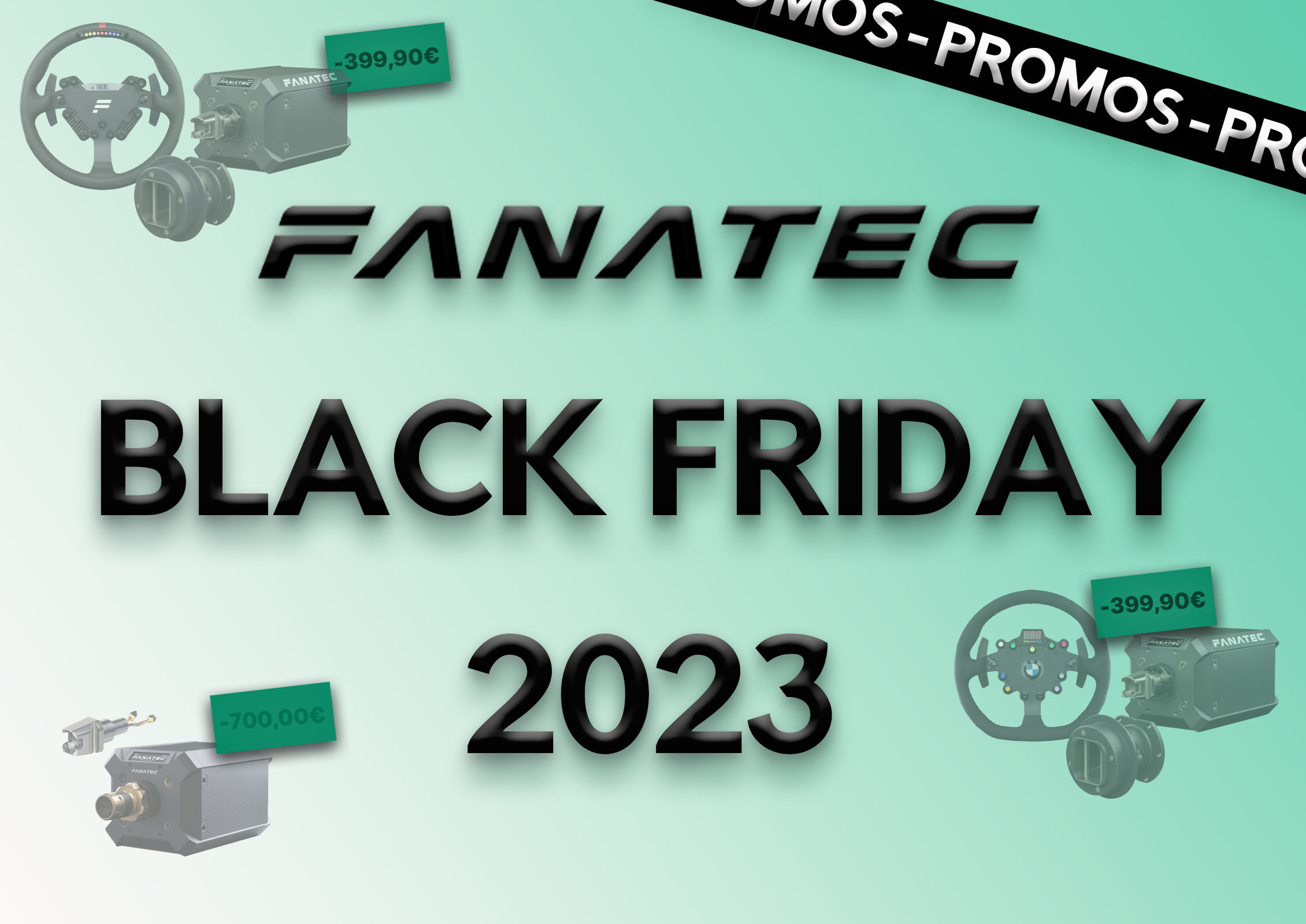 Black Friday Fanatec 2024 Promos jusqu'à 50 Sim Racing Nerd