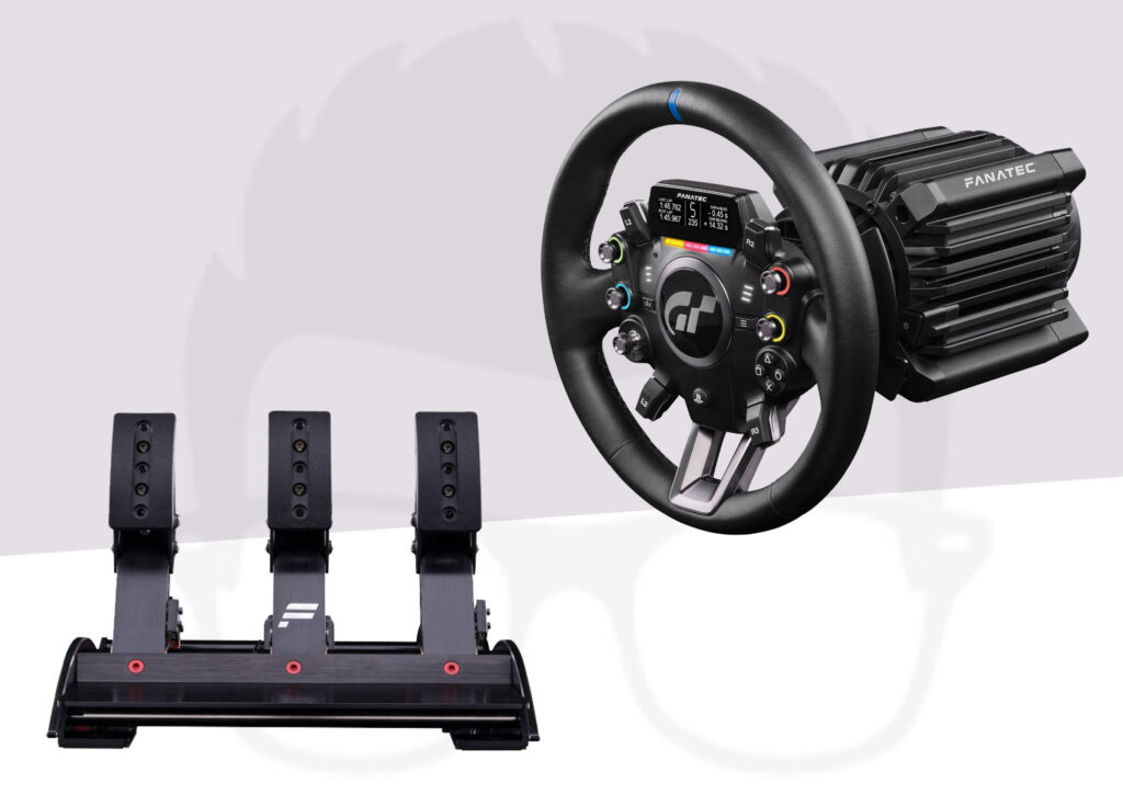 Bundle GT DD Extrême et Clubsport Pedals V3 de Fanatec pour le sim racing