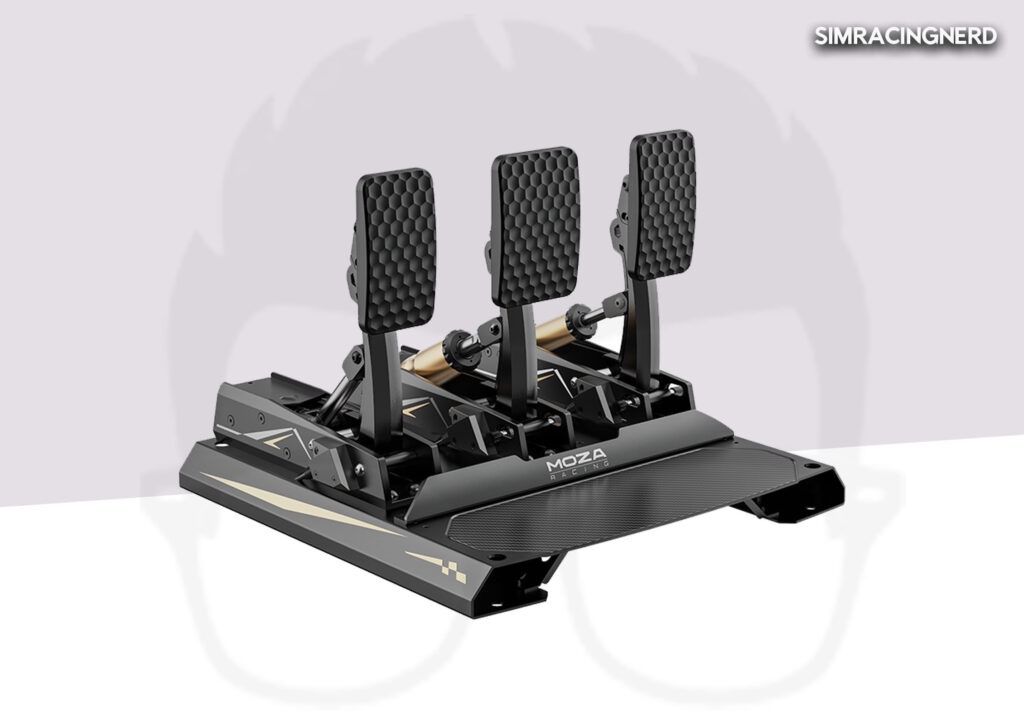 le Moza CRP2 Pedals pour le sim racing