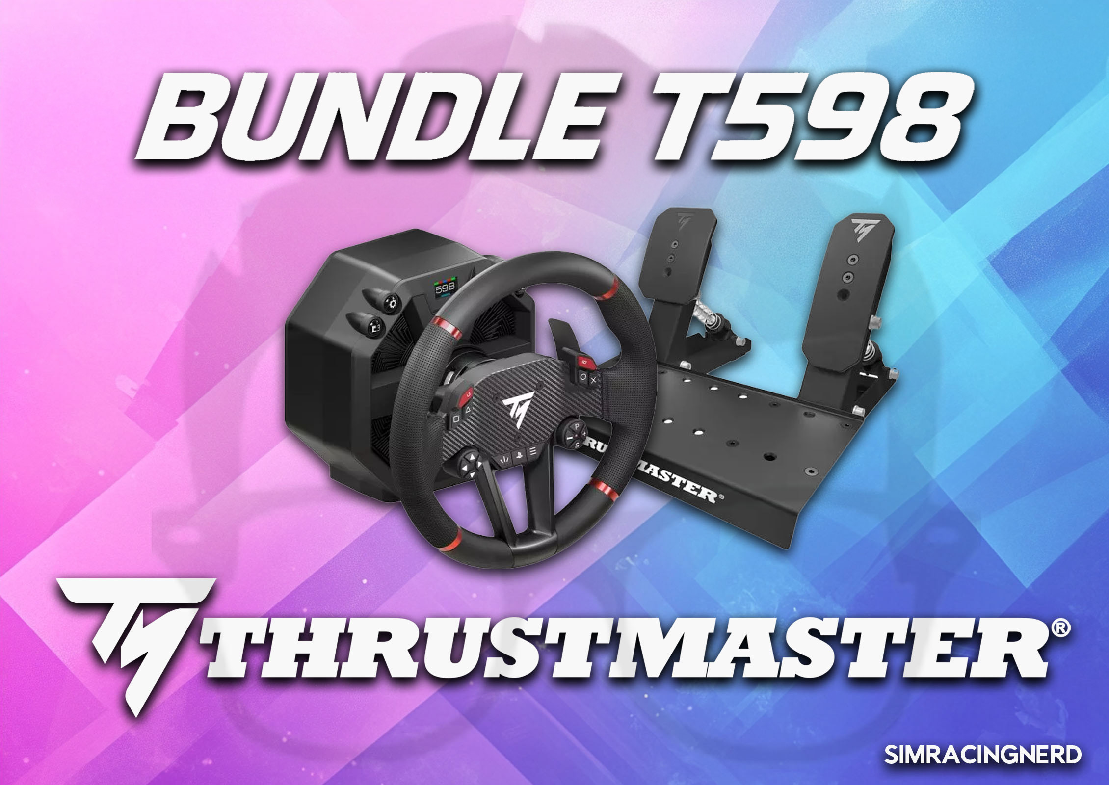 Thrustmaster sort son nouveau bundle direct drive T598 pour le sim racing