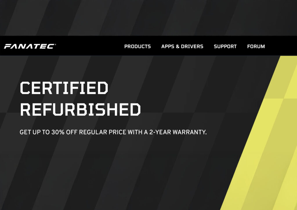 Fanatec produit reconditionné