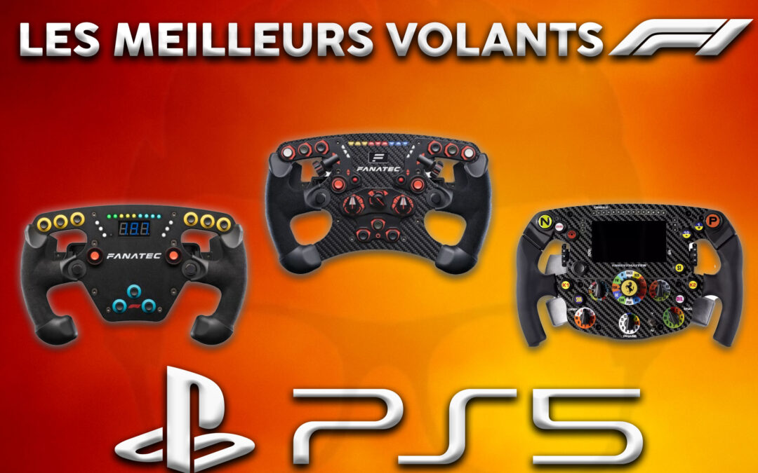 Les meilleurs volants F1 sur PS5 sim racing