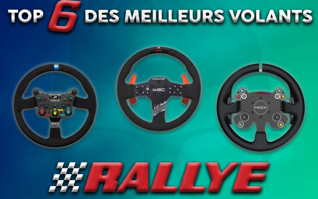 Les meilleurs volants Rally pour le sim racing