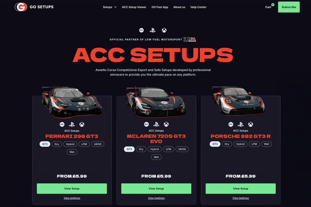 Assetto corsa setup gosetups