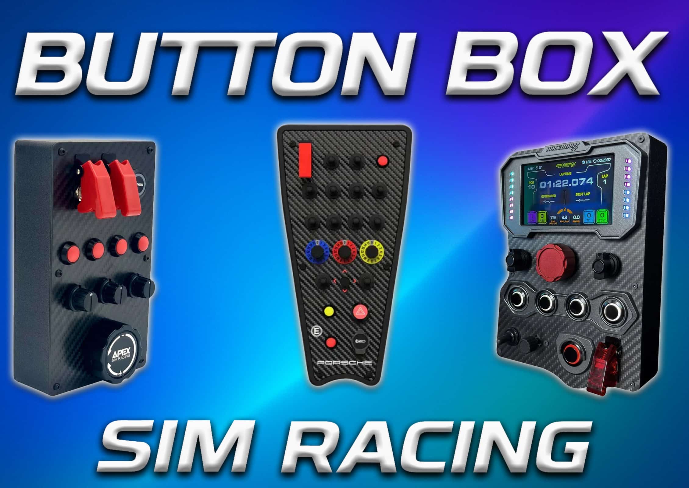 meilleures button box sim racing