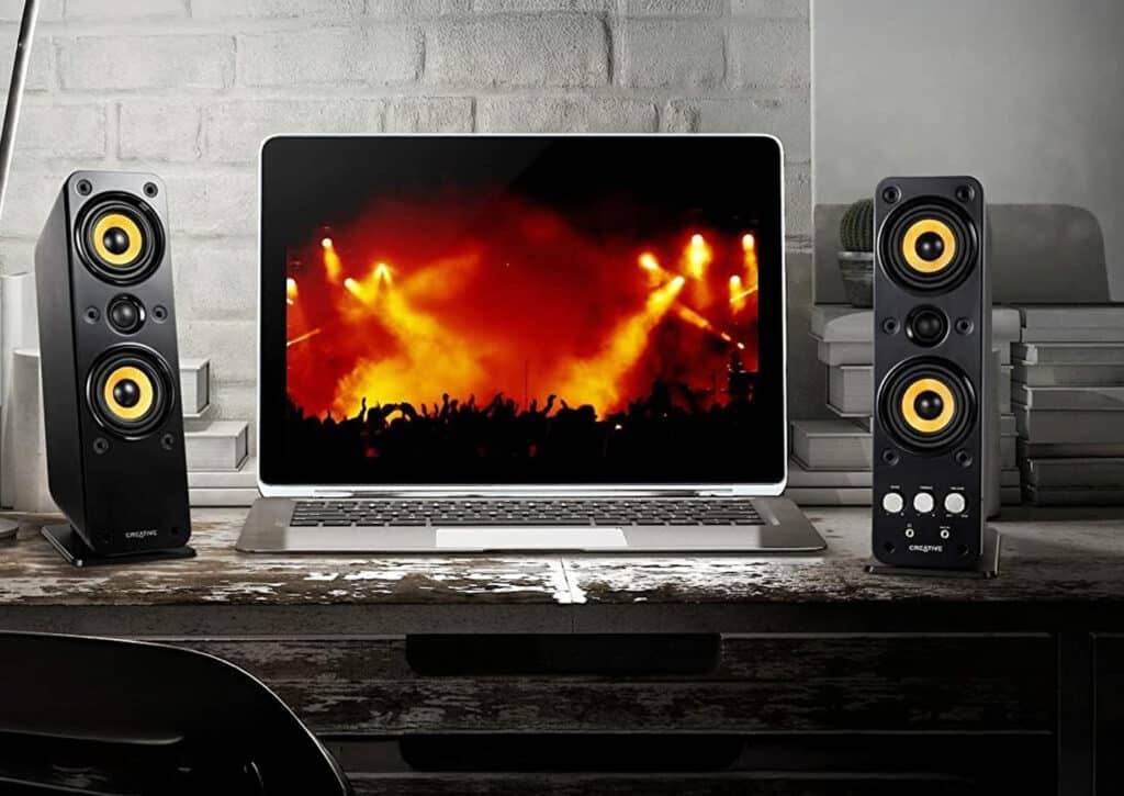 Haut parleur Creative GigaWorks T40 Series II sim racing