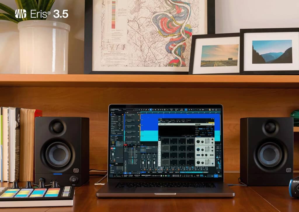 Haut parleur PreSonus Eris 3.5 Gen 2 sim racing