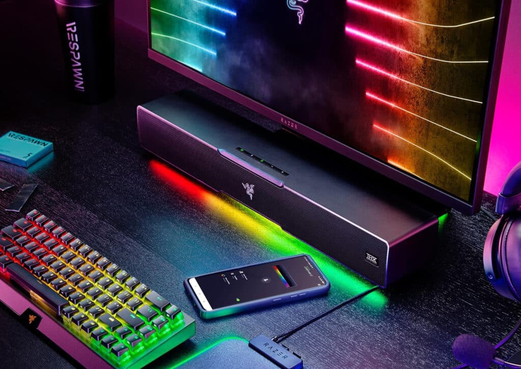 Haut parleur sim racing Razer Leviathan V2