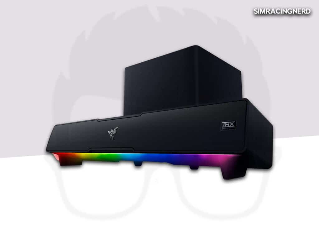 Razer Leviathan V2 Haut parleur sim racing