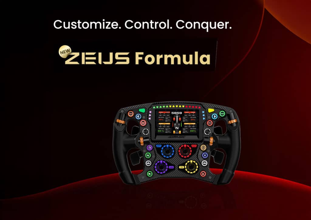 simagic Zeus Formula Steeringwheel simracing expo 2025