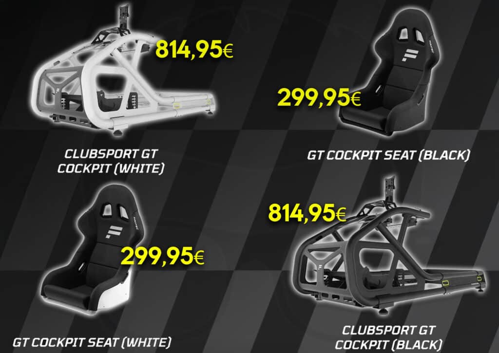 Black Friday 2025 Promo Fanatec Cockpit Sim racing