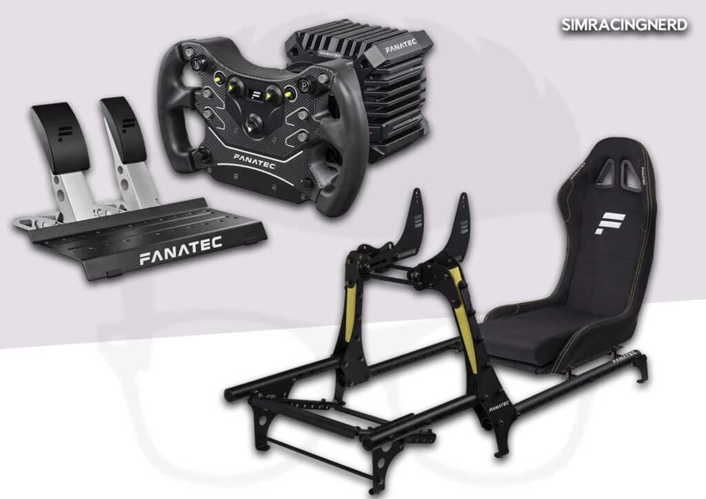 Setup sim racing xbox series x/s entrée de gamme Fanatec