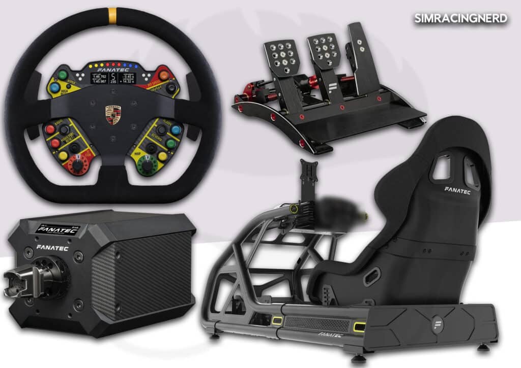 Setup sim racing xbox series x/s haut de gamme Fanatec