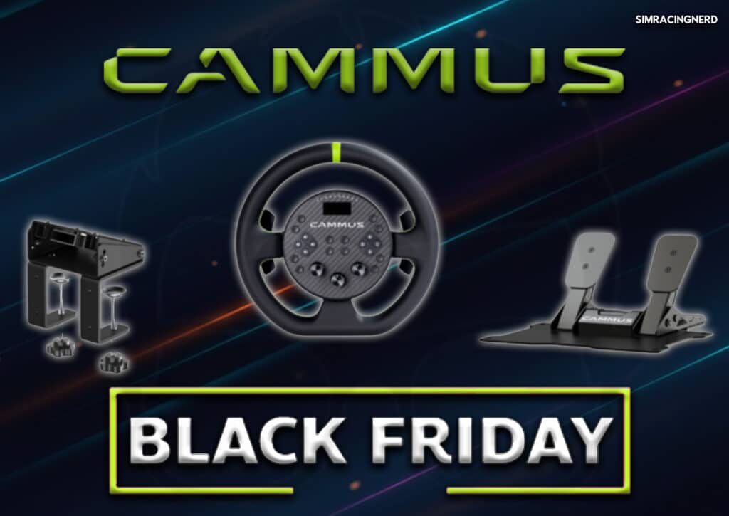 black Friday 2025 Cammus sim racing