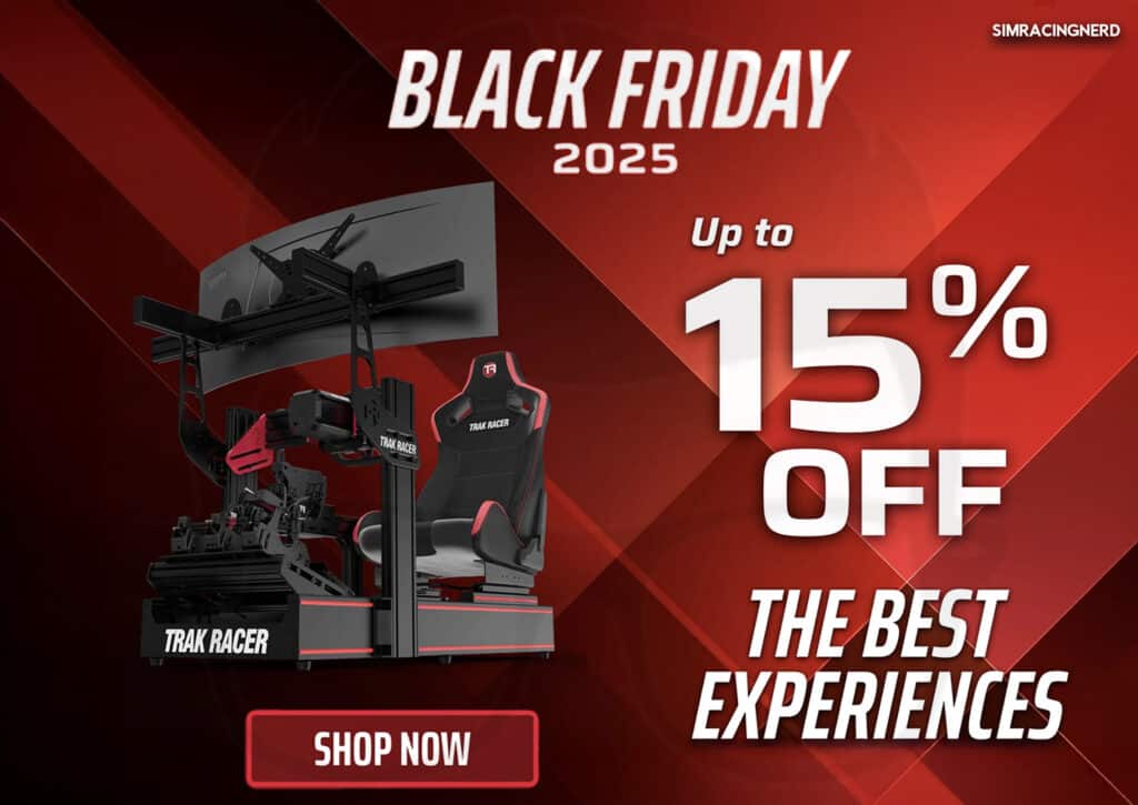 black Friday 2025 Trak Racer sim racing