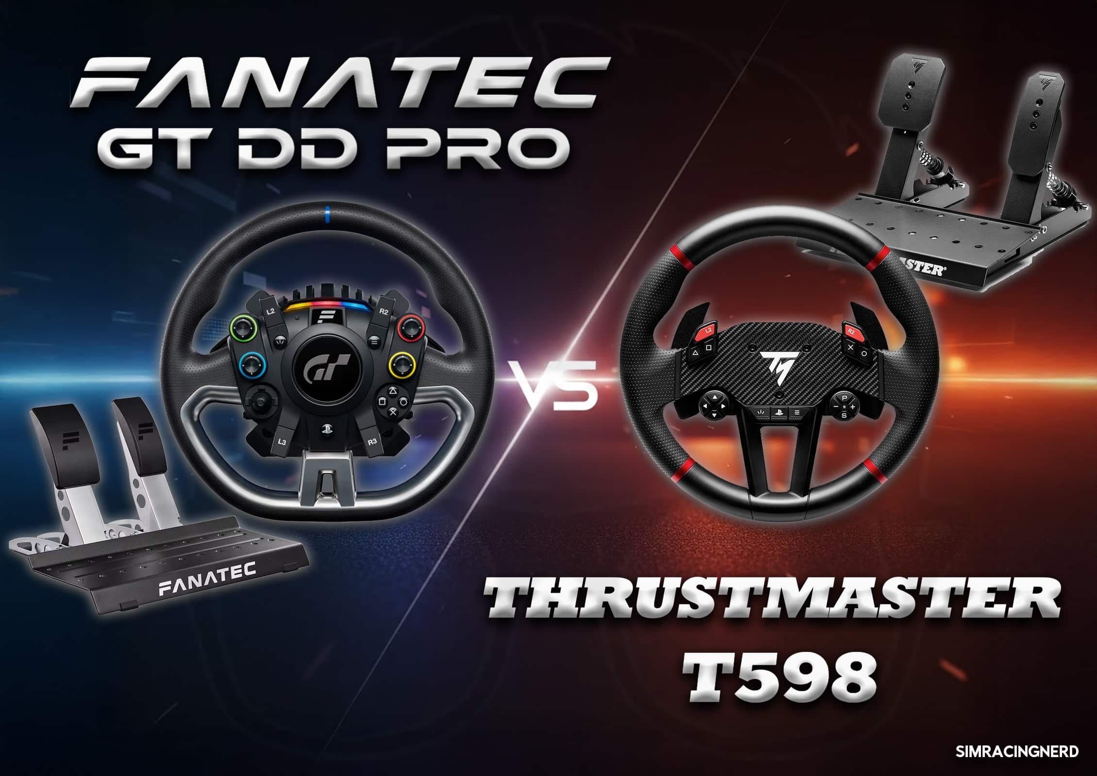 Fanatec Gt dd pro ou Thrustmaster t598 sim racing Fanatec Gt dd pro ou Thrustmaster t598 sim racing