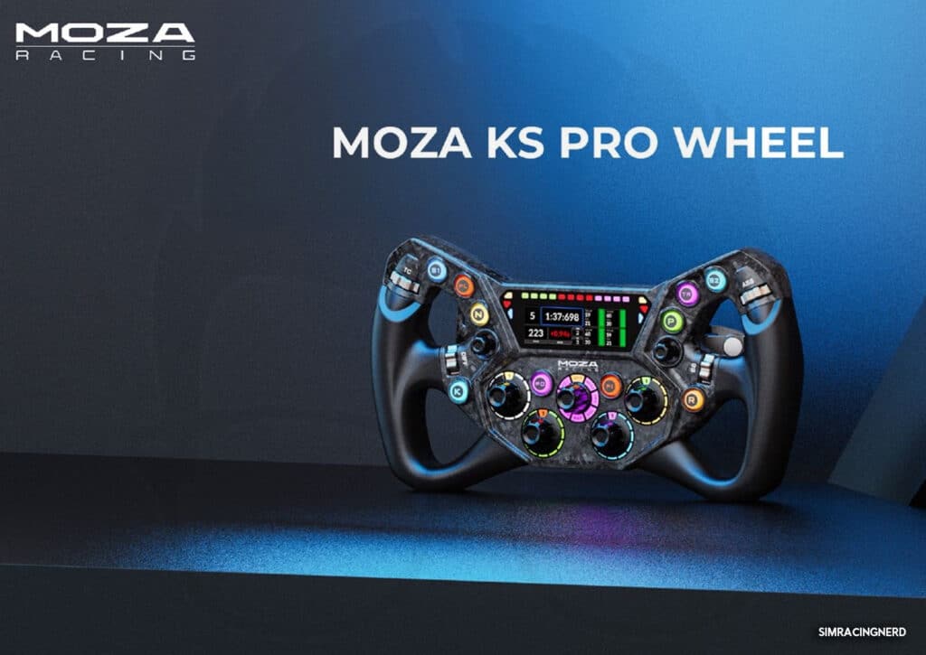 Moza KS pro wheel sim Racing