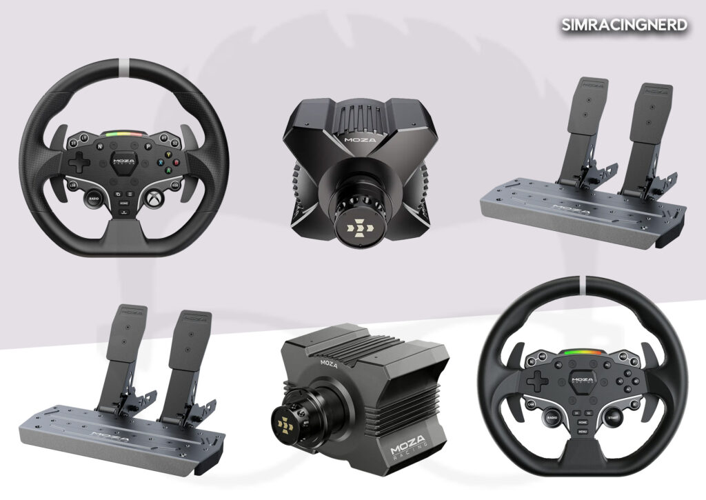 Bundle Moza R3 Ou Bundle Moza R5 sim racing