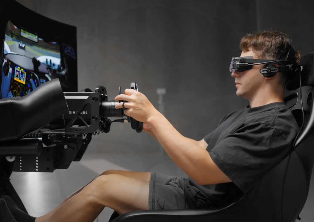 Casque VR Bigscreen beyond 2 sim racing