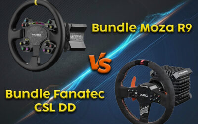 Moza R9 vs Fanatec CSL DD 8Nm : quel bundle choisir ?