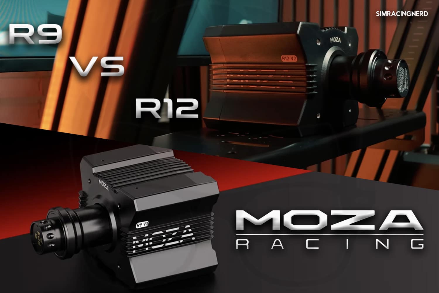 Moza R9 VS R12 WheelBases Sim Racing